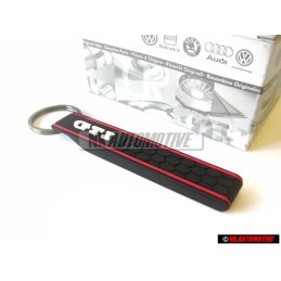 VW Original Llavero Negro/Rojo - 1KM087013 6J1