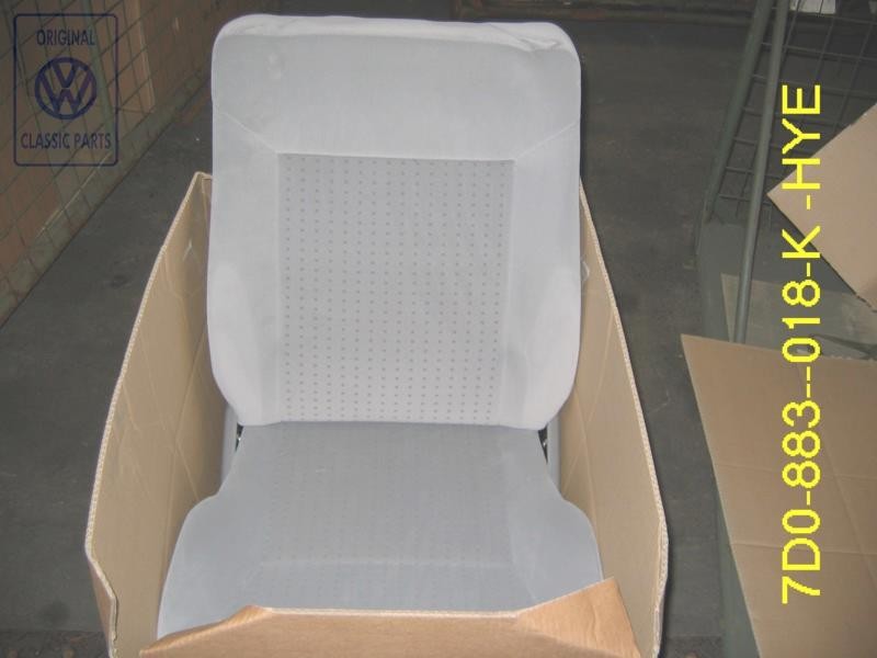 VW Original Asiento Compl. Con Respaldo Gris Franela - 7D0883018K HYE