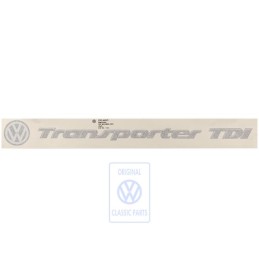 VW Original Rotulo Plata Titanio Oscuro/Blanco - 707853689A CEV