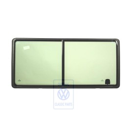 VW Original Ventanilla Corrediza Completa Negro Satinado - 7D0847712P 01C