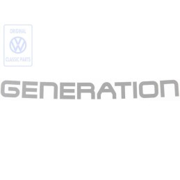 VW Original Rotulo Autoadhesivo Plata Diamante - 7D0854431E 9ZD