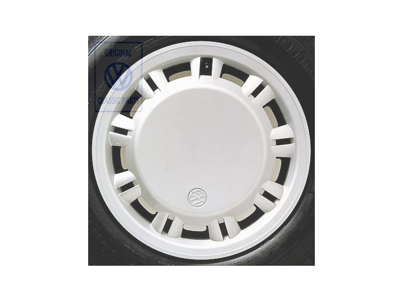VW Original Tapacubos Plata Brillante-Metalizada - 701601147 7ZV