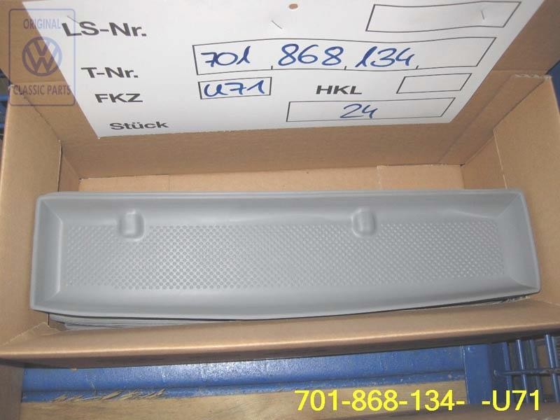 VW Original Suplemento P. Portaobjetos Gris Franela - 701868134 U71