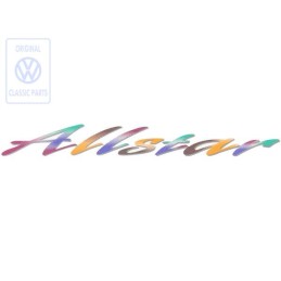 VW Original Rotulo Autoadhesivo Verde/Anaranjado - 7D0854431 DGZ
