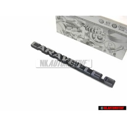 VW Original CARAVELLE C Trasero Rotulo Insignia Emblema - 255853689K