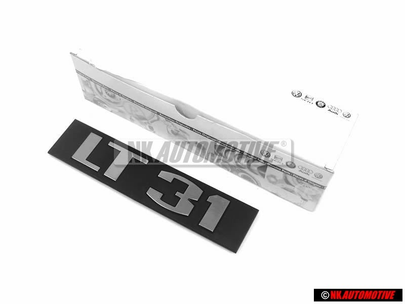 VW Original LT 31 Trasero Rotulo Insignia Emblema Plata Cepillada - 281853687H