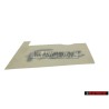 VW Original Rotulo Autoadhesivo Gris Plata - 6N0853750 Z19