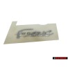 VW Original Rotulo Autoadhesivo Gris Plata - 6N0853750 Z19