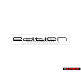 VW Original Rotulo Autoadhesivo Plata-Oscuro - 6N0853750C 1Y4