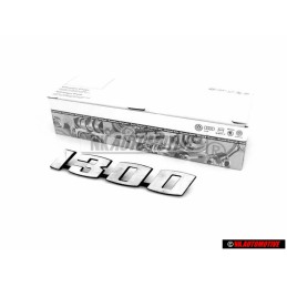 VW Original 1300 Trasero Rotulo Insignia Emblema Plata Cepillada - 113853687