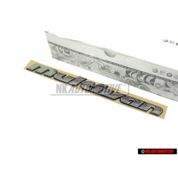 VW Original MULTIVAN Trasero Rotulo Insignia Emblema Cromo - 703853689G Z10