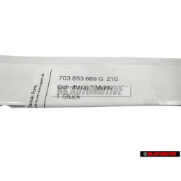 VW Original MULTIVAN Trasero Rotulo Insignia Emblema Cromo - 703853689G Z10