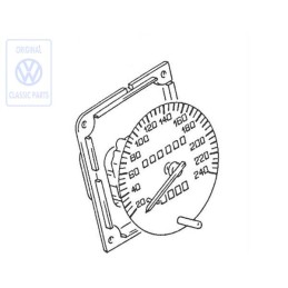 VW Original Velocimetro Con Cuentakilometros Parcial - 867957031B