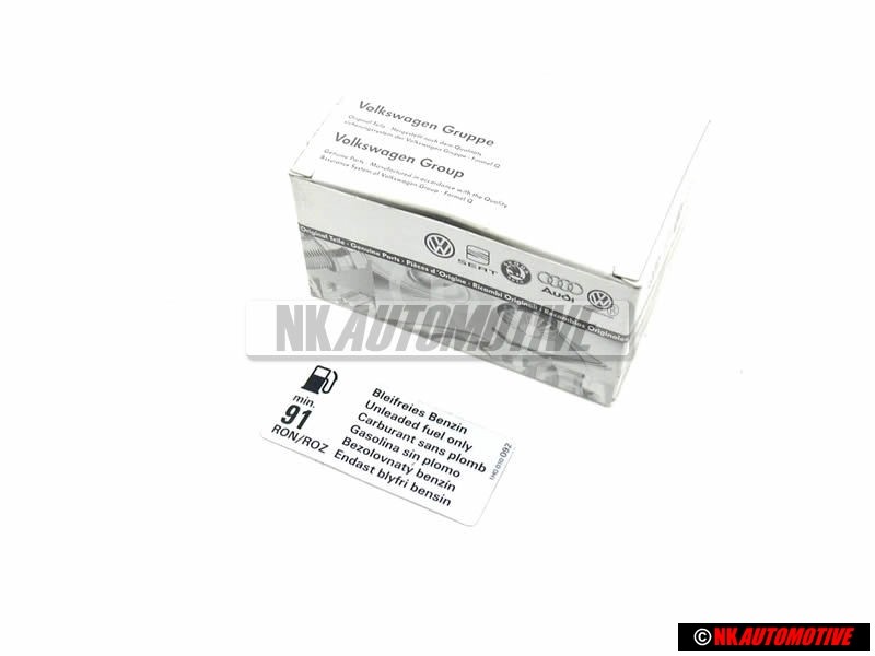 VW Original Placa De Identificacion 'Gasolina Sin Plomo' - 1H0010092