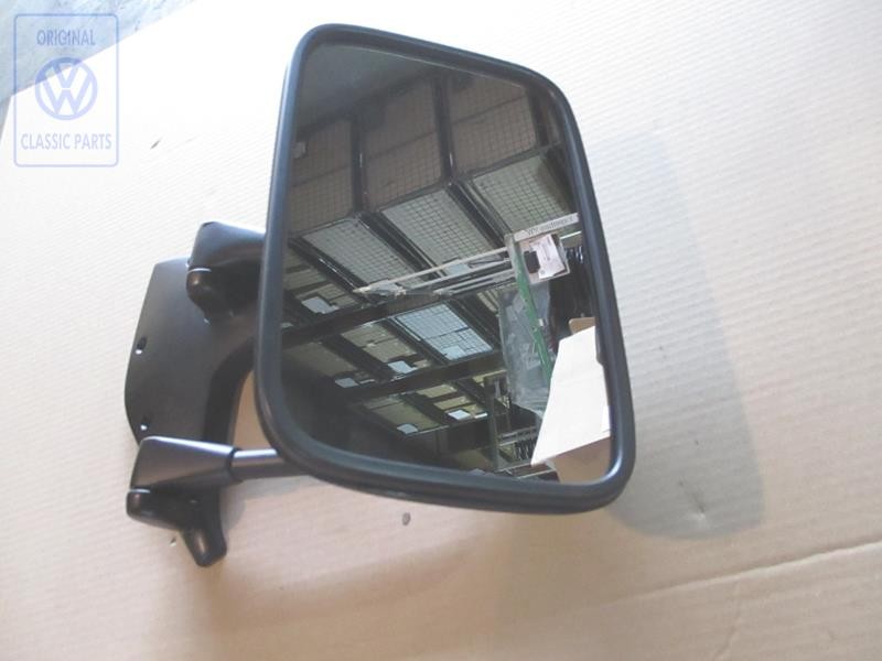 VW Original Retrovisor Exterior Plano Completo Con Soporte - 7D2857502F