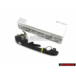 VW Original Manija Ext. Puerta, Negra - 155837205A
