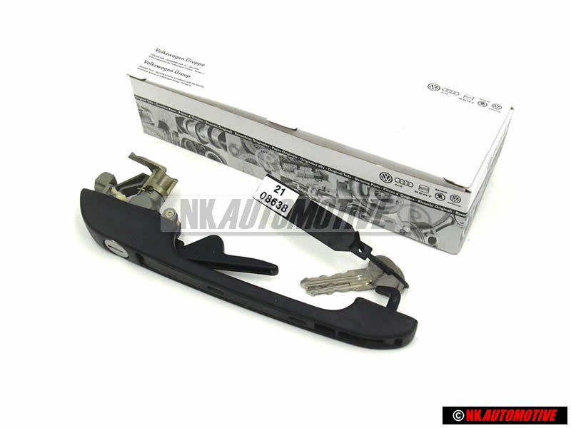 VW Original Manija Ext. Puerta, Negra - 155837206A