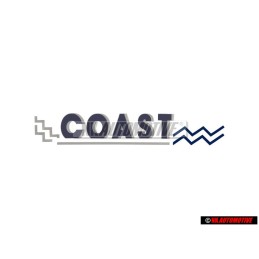 VW Original Rotulo Autoadhesivo Azul Cobalto/Plata/Marino - 155853687H BBL