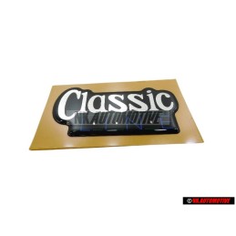VW Original CLASSIC LINE Lado Rotulo Insignia Emblema - 155853687L BWV