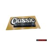 VW Original CLASSIC LINE Lado Rotulo Insignia Emblema - 155853687L BWV