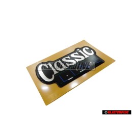 VW Original CLASSIC LINE Lado Rotulo Insignia Emblema - 155853687L BWV