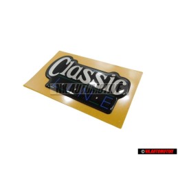 VW Original CLASSIC LINE Lado Rotulo Insignia Emblema - 155853687L BWV