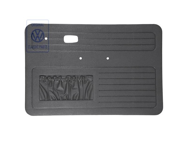 VW Original Revestimiento Puerta Negro - 114867016M 05T