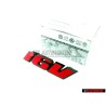 VW Original 16V Frente Rotulo Insignia Emblema Rojo - 535853679C QN5