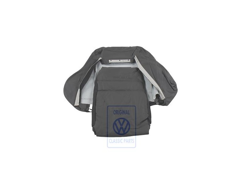 VW Original Tapizado Respaldo Cuero/Cuero Artificial Negro - 1H0881805BFEGV