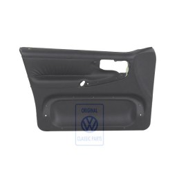 VW Original Panel De Puerta Cuero Negro/Negro - 6N4867011AAEGX