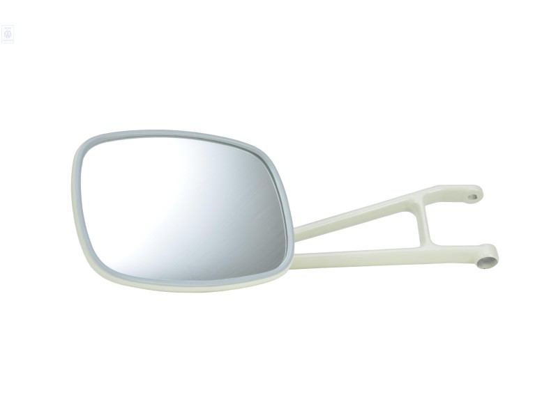 VW Original Retrovisor Exterior (Convexo) Blanco Pastel - 261857513B 90D