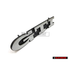 VW Original GTI Frente Rotulo Insignia Emblema Cromo - 1H6853679E Z10