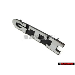 VW Original GTI Frente Rotulo Insignia Emblema Cromo - 1H6853679E Z10