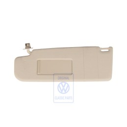 VW Original Parasol Con Espejo Y Cubierta Cream - 6N0857551F 2J6
