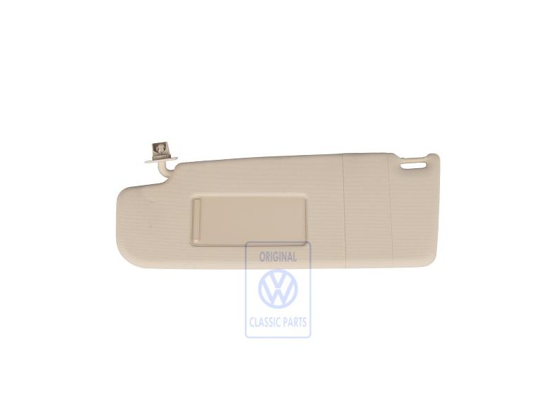 VW Original Parasol Con Espejo Y Cubierta Cream - 6N0857551F 2J6