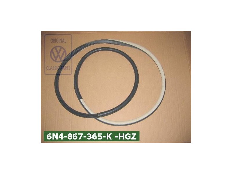VW Original Junta Puerta Negro Satinado/Crema - 6N4867365K HGZ