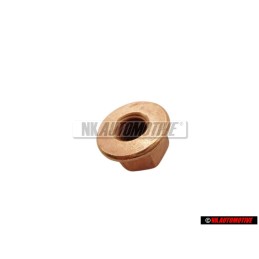 VW Original Tuerca De Collar Hexagonal, Autoasegurante - N 10286108