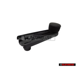 VW Original Manivela Ventanilla Negro Satinado - 357837581 01C