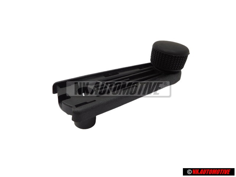VW Original Manivela Ventanilla Negro Satinado - 357837581 01C