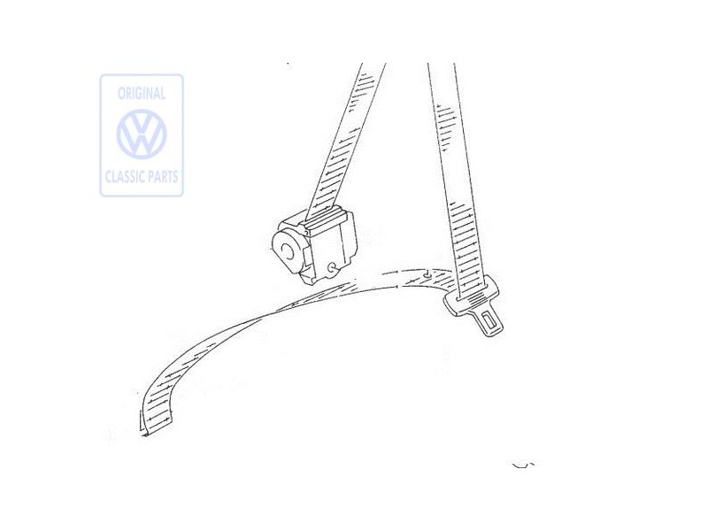 VW Original Cinturon Segur. 