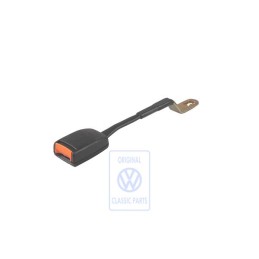 VW Original Cierre De Cinturon Negro Satinado - 535857755E 01C