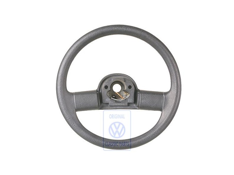 VW Original Volante Direccion Negro Satinado - 867419091H 01C