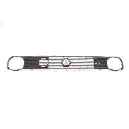 VW Original Calandra Negro Satinado/Rojo Marte - 867853651J KW7