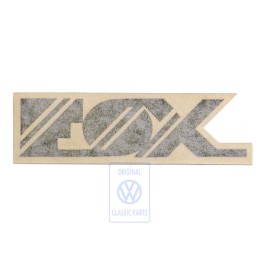 VW Original Rotulo Autoadhesivo Negro Satinado - 871853750B 01C