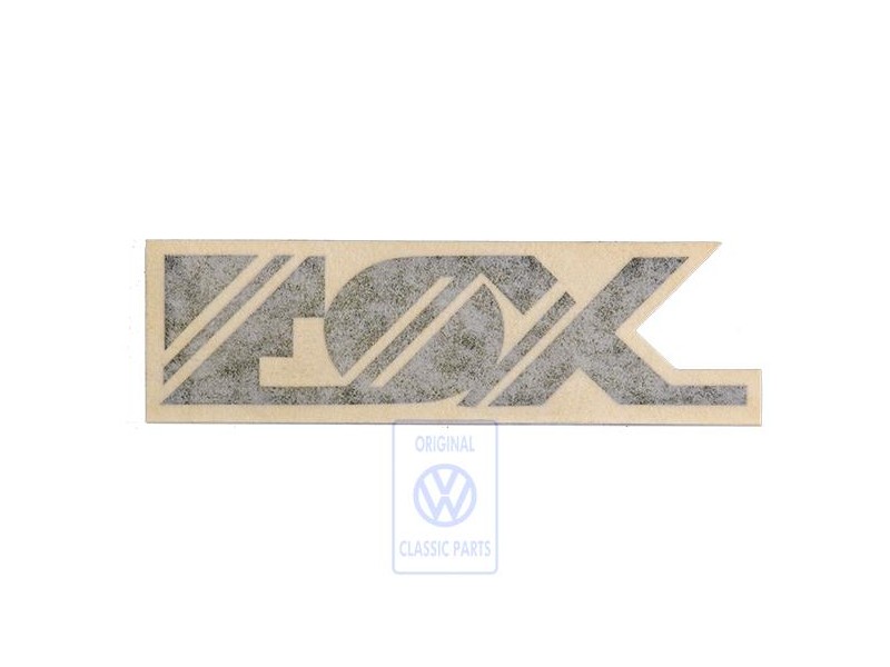 VW Original Rotulo Autoadhesivo Negro Satinado - 871853750B 01C