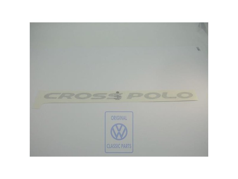 VW Original Rotulo Autoadhesivo Plata - 6Q0853424 1W4