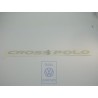 VW Original Rotulo Autoadhesivo Plata - 6Q0853424 1W4