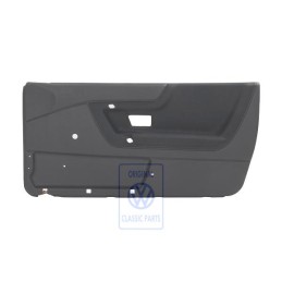 VW Original Revestimiento Puerta (Tela) Negro/Azul Petroleo - 535867012 VV2