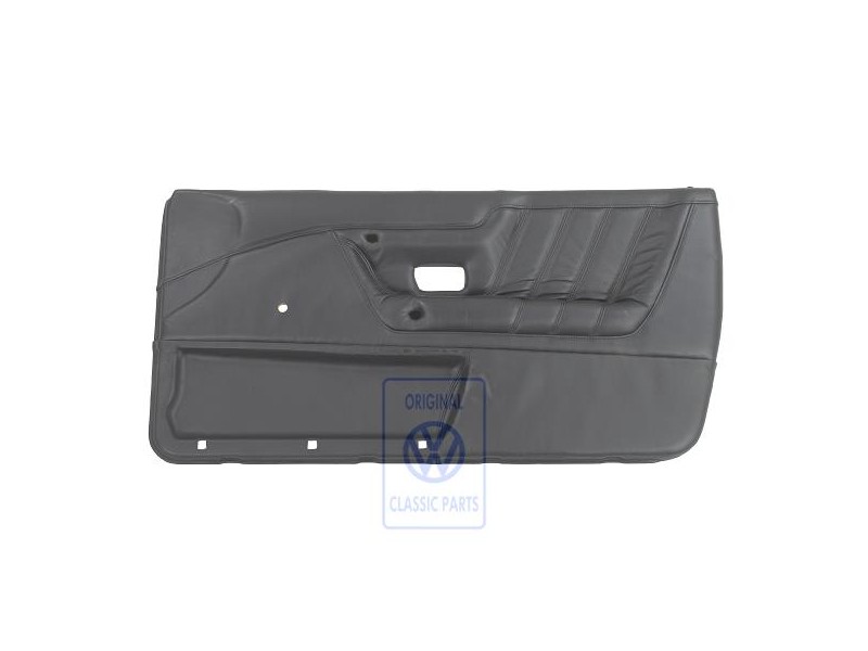 VW Original Panel De Puerta (Cuero) Negro - 535867012H 1BX
