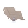 VW Original Revestimiento Lateral (Cuero) Beige Claro - 535867035F Q08